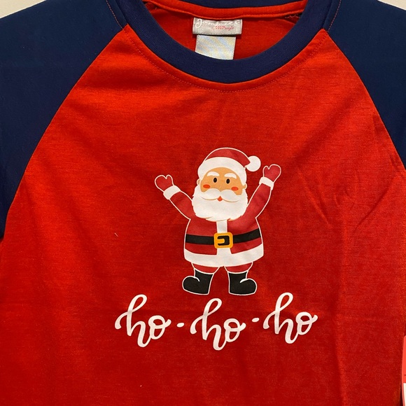 Girls Christmas Pajama Jammies top bottom set NEW Large - Picture 8 of 9